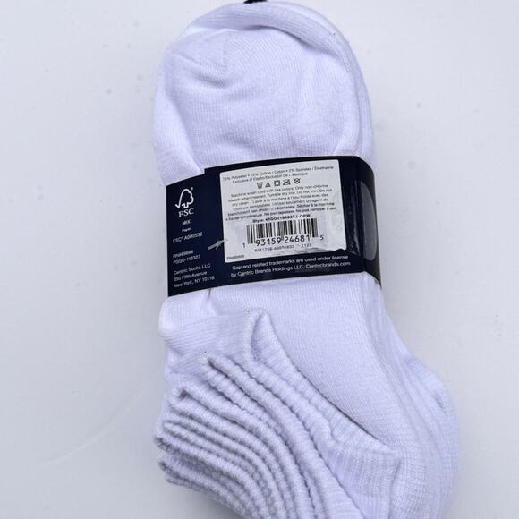 GAP Original Girls Low Cut Ankle Eight Pairs of Socks NWT Sz 4-10 - Picture 4 of 6